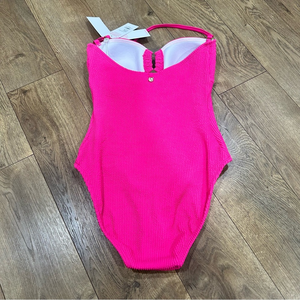 NWT $174 Lilly Pulitzer Anneli one piece bathing suit in pink - Picture 5 of 9